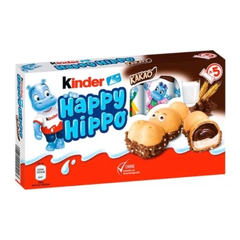 Вафлі Kinder Happy Hippo какао 103,5 г (5 х 20,7 г)