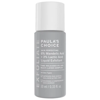 Эксфолиант для лица с AHA-кислотами Paula's Choice - 6% Mandelic Acid + 2% Lactic Acid Liquid Exfoliant 10 ml Mini