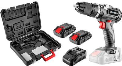 Акумуляторний дриль-шурупокрут Graphite Energy+ 18V 58G020-SET2 (5902062503688)