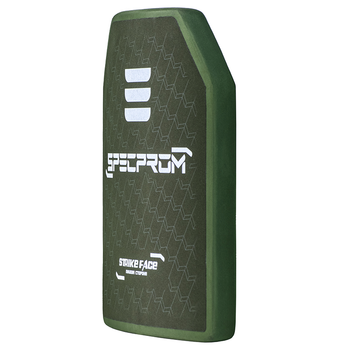 Керамічна бронеплита SPECPROM S-Line 6-го класу 3.2 кг. 26х33 см Олива. (00000002678)
