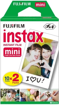 Фотопапір Fujifilm INSTAX MINI EU 2 GLOSSY (54х86мм 2х10шт) (16567828)