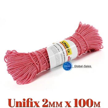 Веревка плетеная Unifix 2мм x 100м строительная (699585)