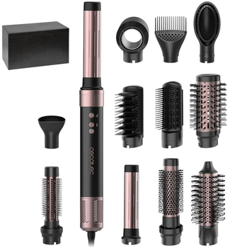 Suszarko-lokówka Cecotec Bamba CeramicCare 12 w 1 AirGlam Black (BAMBA CERAMICCARE AIRGLAM BLACK 12IN1)