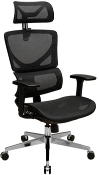 Кресло офисное эргономическое Rondi Founder Multibuttons Chrome Black (1410199004)