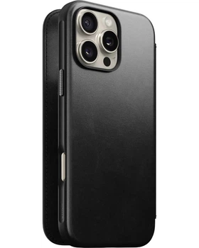 Чехол Nomad Modern Leather Folio Back Horween for iPhone 16 Pro Max (NM01672685)