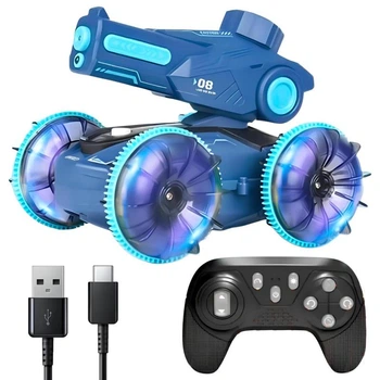 Радиоуправляемый танк с водяной пушкой плавающий (возраст 6+), от USB, Remote control car (6598-2765)