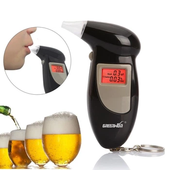 Алкотестер з підсвічуванням і мундштуками Digital Breath Alcohol Tester (6598-1403)