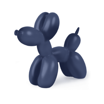 Статуэтка декоративная MVM MY HOME Собака из шарика Синяя (DH-ST-06 DARK BLUE)