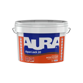 Лак акриловый Aura Aqua Lack 20 панельный 2.5л
