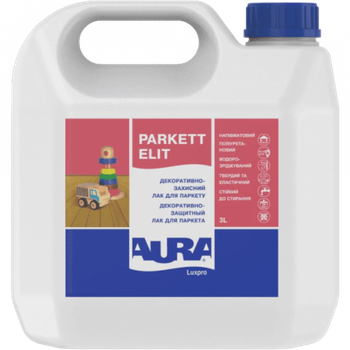 Лак полиуретановый Aura Luxpro Parkett Elit Matt паркетный 3л
