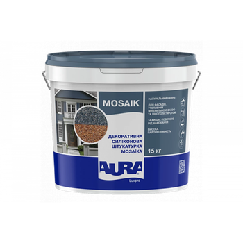Штукатурка крацевая Aura Lux Pro Mozaik M10 мозаичная 15кг