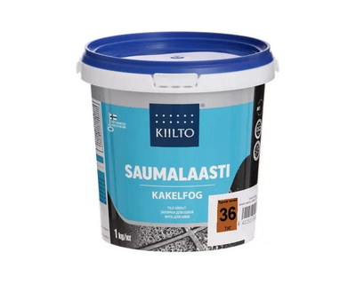 Смесь затирочная цементная KIILTO для швов плитки №36 Терракотовый 1кг