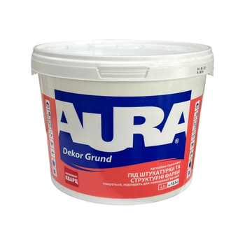Грунт с кварцевым песком Aura Dekor Grund адгезионный 2.5л