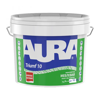Лак акриловый AURA Triumf 10 мебельный 0.75л