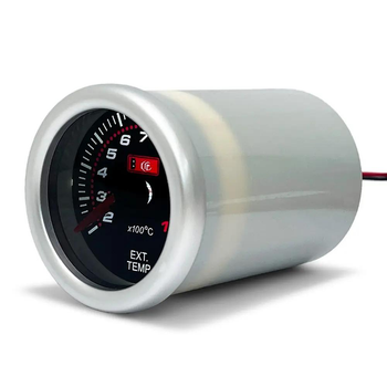 Указатель температуры выхлопных газов Ket Gauge 7708-2 Ø52 мм с LED подсветкой | Прибор датчик автомобильный