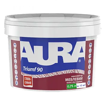 Лак акриловый AURA Triumf 90 мебельный 0.75л