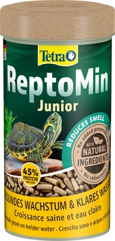 Сухий корм для молодих водоплавних черепах Tetra в паличках «ReptoMin Junior» 100 мл