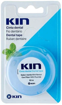 Зубна стрічка Kin з фтором М'ята 50 м (8436026216125)