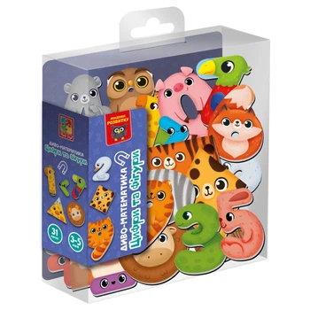 Игра Vladi toys Чудо-математика Цифры и фигуры магнитная (VT5411-19)