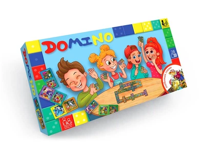 Настольная игра Danko Toys Домино Любимые сказки (синий) (DTG-DMN-02)