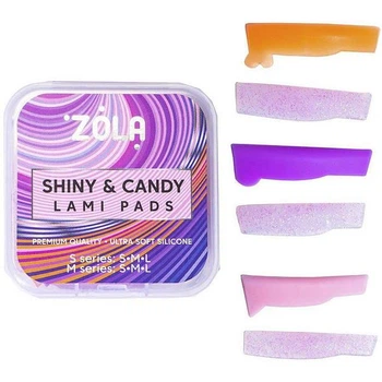 Валики (бигуди) для ламинирования Shiny & Candy Lami Pads (S series-S, M, L, M series-S, M, L) Zola 6 пар