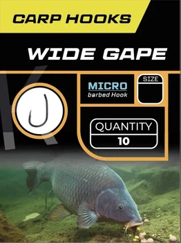 Крючки карповые Wide Gape №8 арт FKFD-WG010
