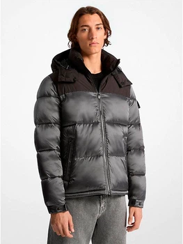 Куртка демисезонная с капюшоном мужская Michael Kors Montrose MC62694 M Серая (4413286651)