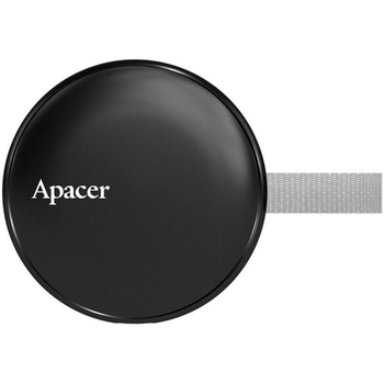 Зовнішній портативний накопичувач SSD Apacer Magnetic AS725 512GB USB 3.2 Gen.2 Type-C MagSafe Black (AP512GAS725B-1)