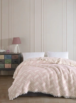 Муслиновое покрывало Moss Marielle Muslin 230 х 250 см. Pudra