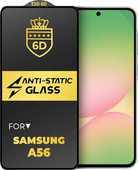 Защитное стекло 6D Anti-Static Samsung Galaxy A56 A566 Glass Shield (40071)