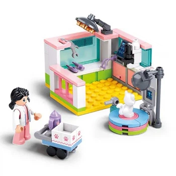 Конструктор пластиковый Bambi M38-B1212D P, Metropolis Hospital, 103 детали (M38-B1212D-RT)