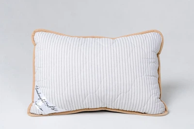 Подушка Goodnight.Store розмір 40х60 см колір Сірий / Білий у смужку Протиалергічна