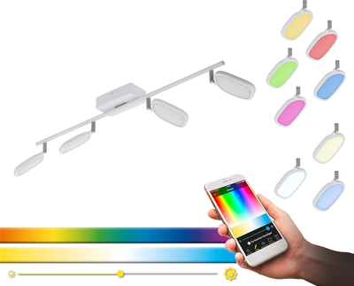 Розумний точковий світильник EGLO White RGB світло Bluetooth 2700-6500К (EG_33277)