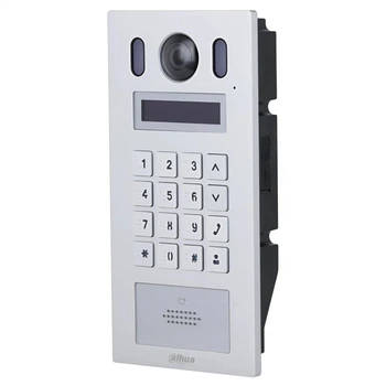 Вызывная панель с камерой Dahua DHI-VTO6222E-P многоабонентская с картридером защита IP65 IK08 Белый