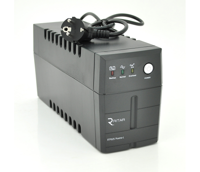 ИБП Ritar RTP625 Proxima-L 375W 2xUNIVERSAL socket 12V 7Ah Black (RTP625L)