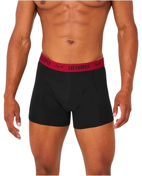 Трусы-боксеры мужские Lee Cooper 42261140DRED XXL черные с бордовым поясом (4226114051002)