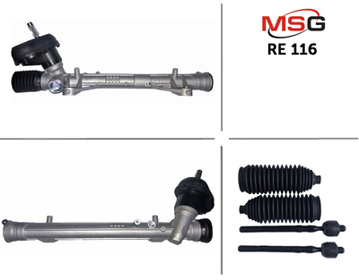 Рулевая рейка без ГУР Renault Clio IV 12-19, Renault Zoe 12-, Samsung QM5 08-17 MSG RE116 (49001-3552R, 49001-9924R, 490013626R)
