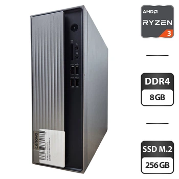 Компьютер Lenovo IdeaCentre 3 07ADA05 SFF / AMD Ryzen 3 3250U (2 (4) ядра по 2.6 - 3.5 GHz) / 8 GB DDR4 / 256 GB SSD M.2 / AMD Radeon Graphics б/у