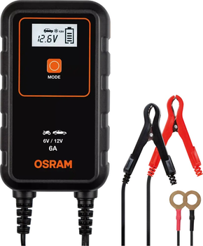 Prostownik OSRAM BATTERYcharge 906 6V/12V 6A (4052899620537)