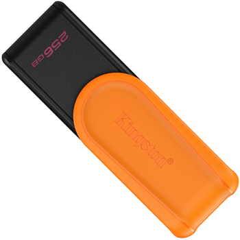 Флеш память USB Kingston DataTraveler Exodia S 256GB USB 3.2 Gen 1 Black/Orange (DTXS/256GB)