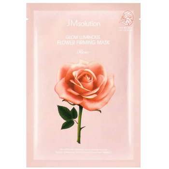 Тканевая маска с экстрактом дамасской розы JMsolution Glow Flower Firming Mask Rose 30 мл