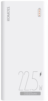 УМБ ROMOSS 20000mAh SENSE6F 22.5W PD/QC 4.0 White (001012022158)