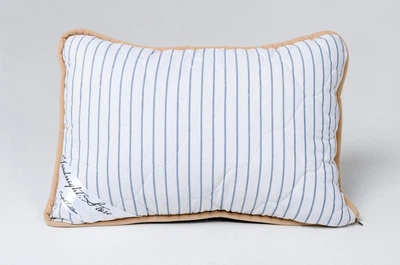 Подушка Goodnight.Store розмір 40х60 см колір Синій / Білий у смужку Протиалергічна