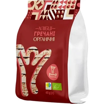 Хлебцы гречневые органические Экород 45 г