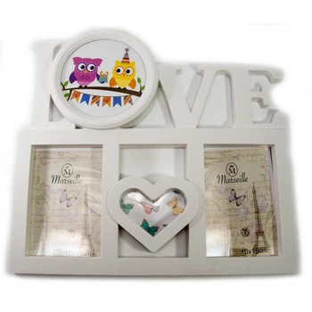 Фоторамка на 4 фото LOVE 36х32,5х3 см