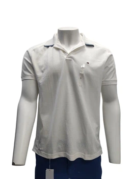 Чоловіча футболка поло Tommy Hilfiger Regular Fit з коротким рукавом, біла, розмір L