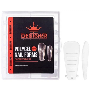 Верхние формы для наращивания ногтей (Балерина) Ballerina Designer Professional 120 шт./уп.