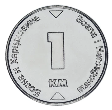 Монета Босния и Герцеговина 1 марка 2021 UNC