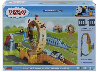 Zestaw do zabawy Fisher-Price Thomas and Friends Launch And Loop Maintenance Yard 14 szt (0194735089130)