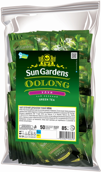 Зелений чай Sun Gardens Fresh Oolong 50 пакетиків по 1.7 г (SG139)
